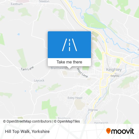 Hill Top Walk map