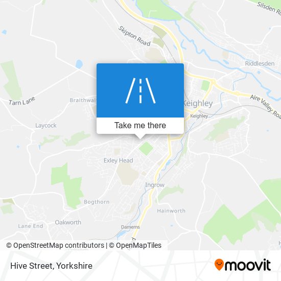 Hive Street map