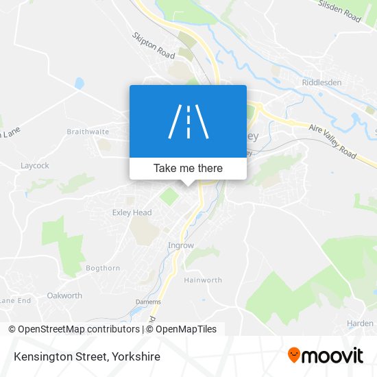 Kensington Street map