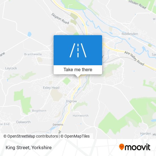 King Street map
