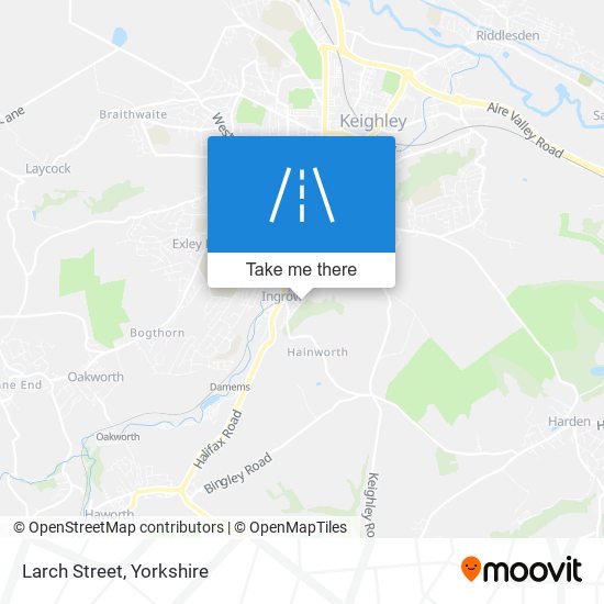 Larch Street map