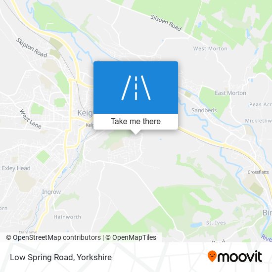 Low Spring Road map