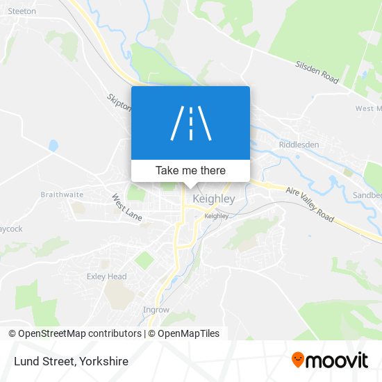 Lund Street map