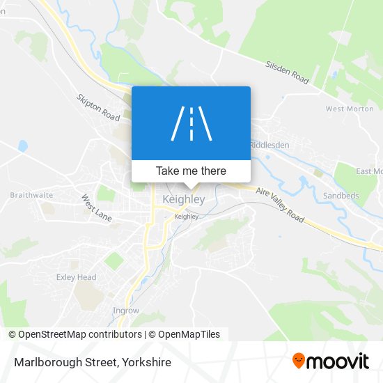 Marlborough Street map