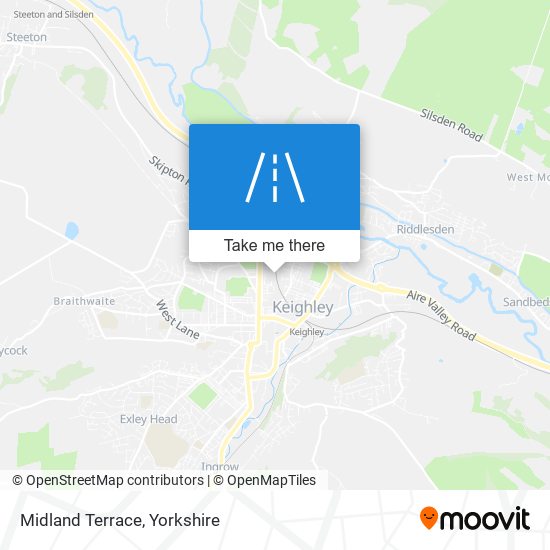 Midland Terrace map