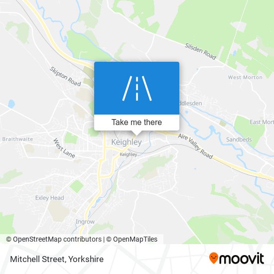 Mitchell Street map