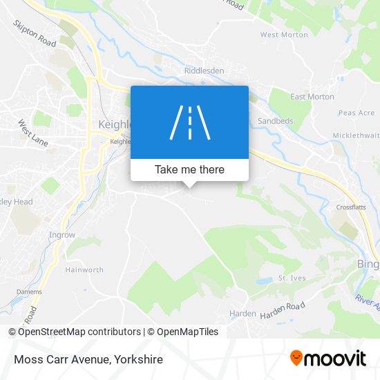 Moss Carr Avenue map