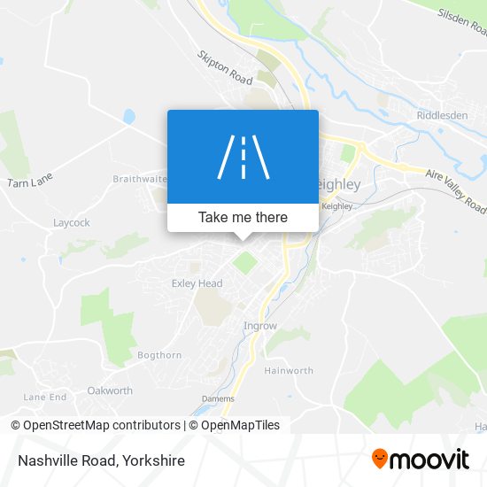 Nashville Road map