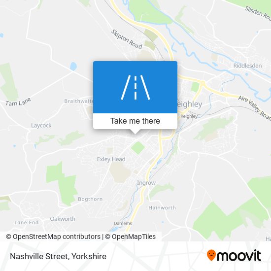 Nashville Street map