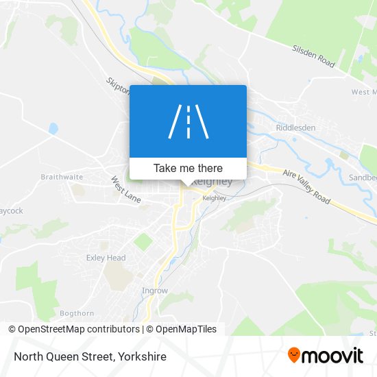 North Queen Street map