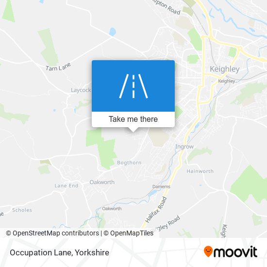 Occupation Lane map