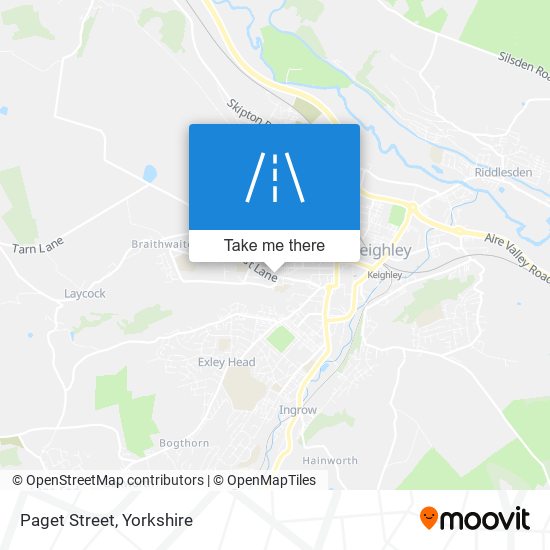 Paget Street map
