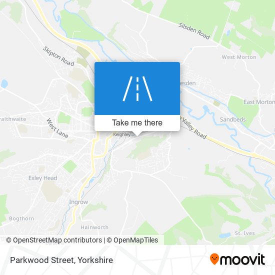Parkwood Street map