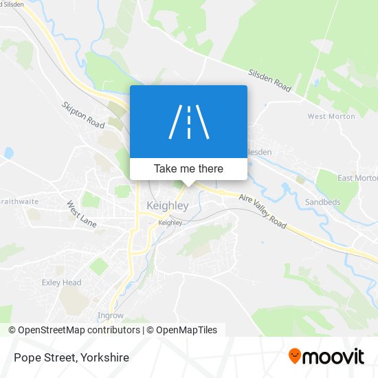 Pope Street map