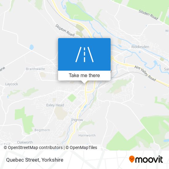 Quebec Street map
