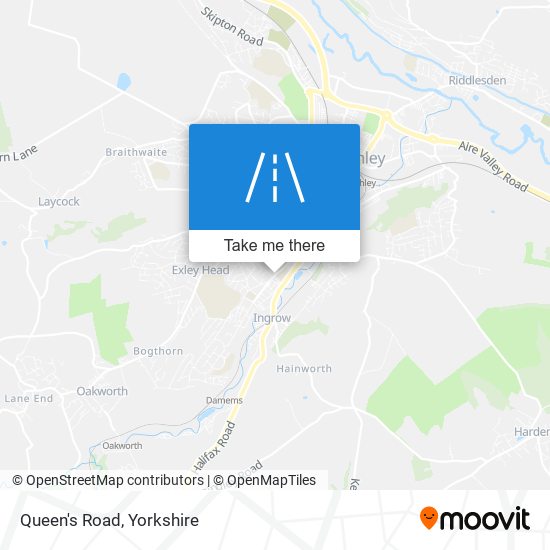 Queen's Road map