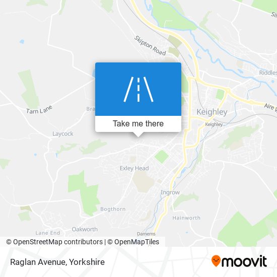 Raglan Avenue map