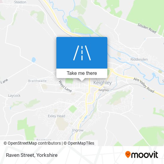 Raven Street map