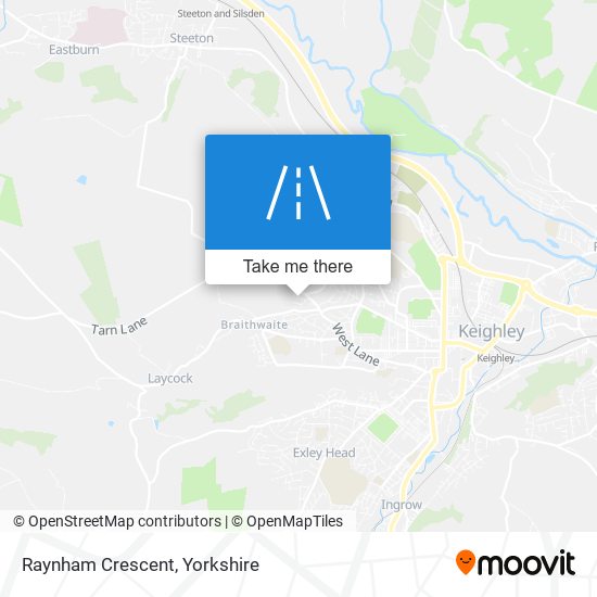 Raynham Crescent map