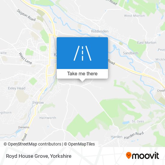 Royd House Grove map