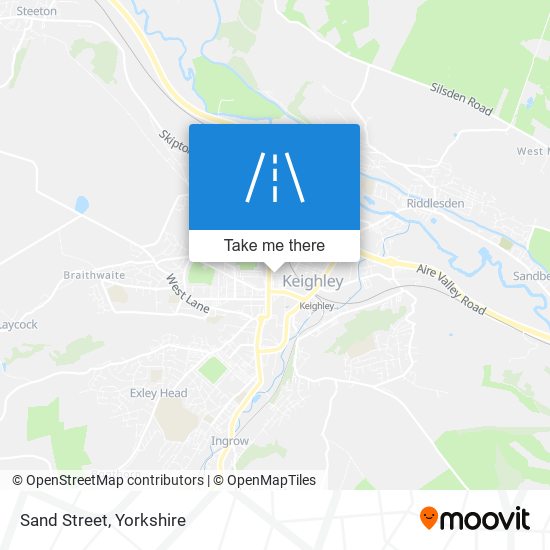 Sand Street map