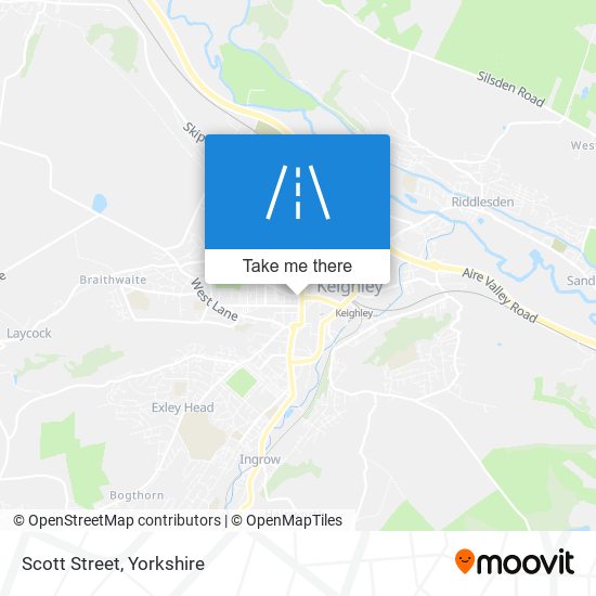 Scott Street map