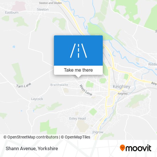 Shann Avenue map