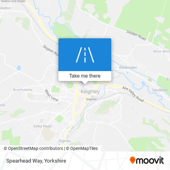 Spearhead Way map