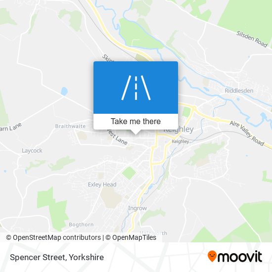 Spencer Street map