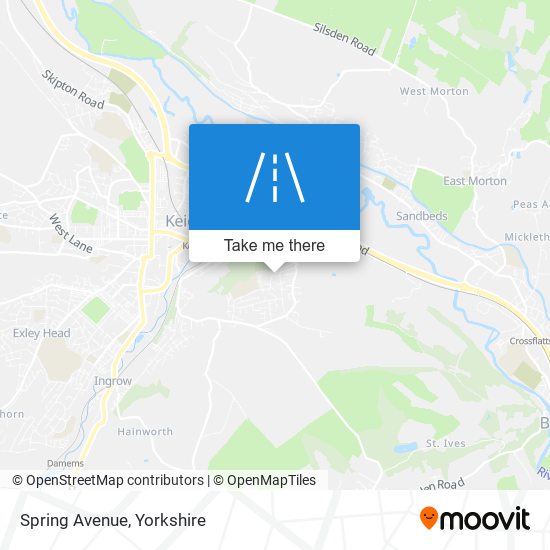 Spring Avenue map