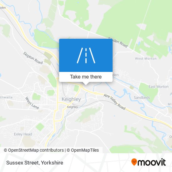 Sussex Street map