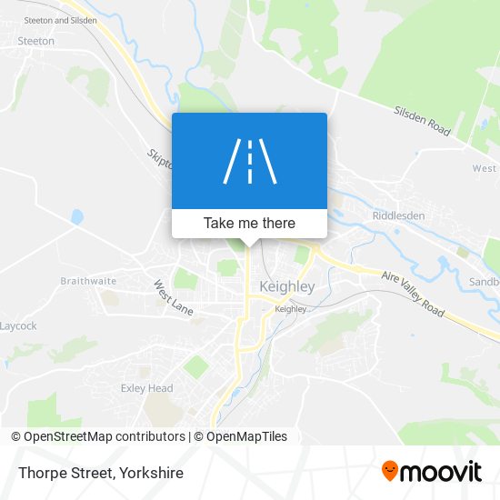 Thorpe Street map