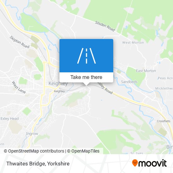 Thwaites Bridge map