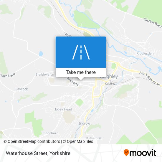 Waterhouse Street map