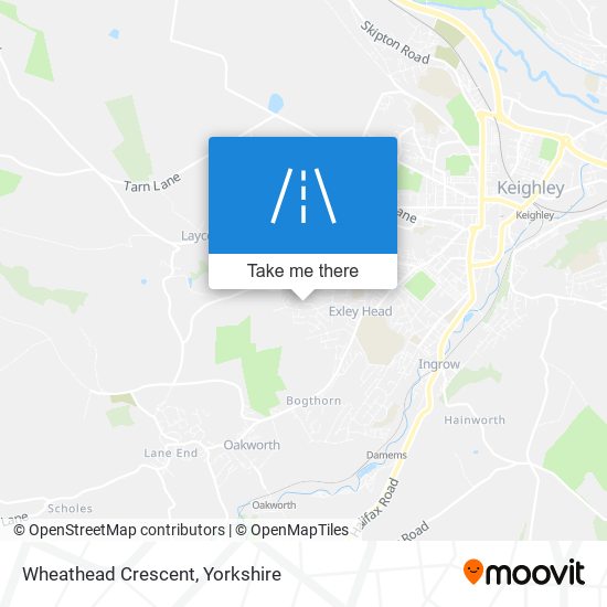 Wheathead Crescent map