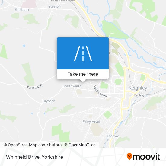 Whinfield Drive map
