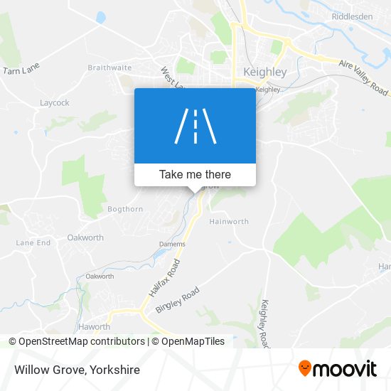 Willow Grove map