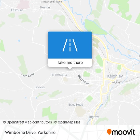 Wimborne Drive map