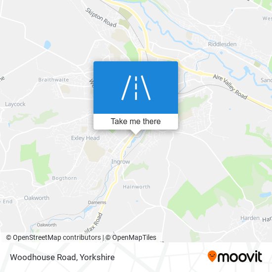 Woodhouse Road map