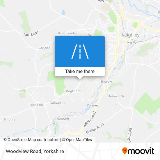 Woodview Road map