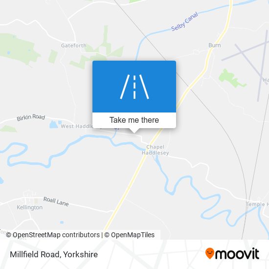 Millfield Road map
