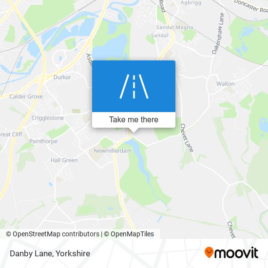 Danby Lane map