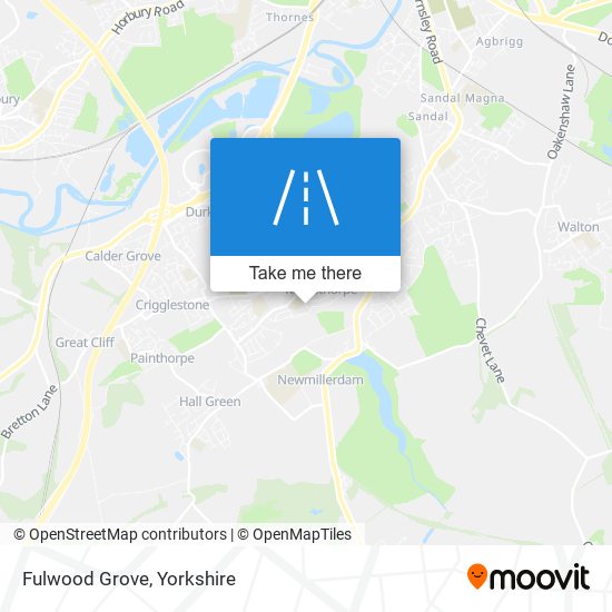 Fulwood Grove map