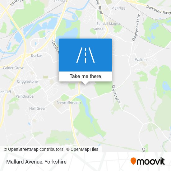 Mallard Avenue map