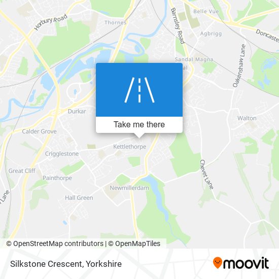 Silkstone Crescent map