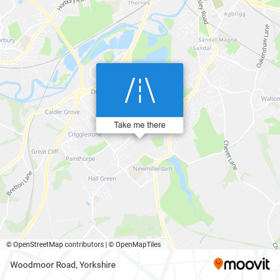 Woodmoor Road map