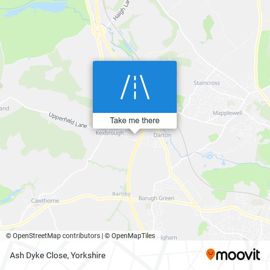 Ash Dyke Close map
