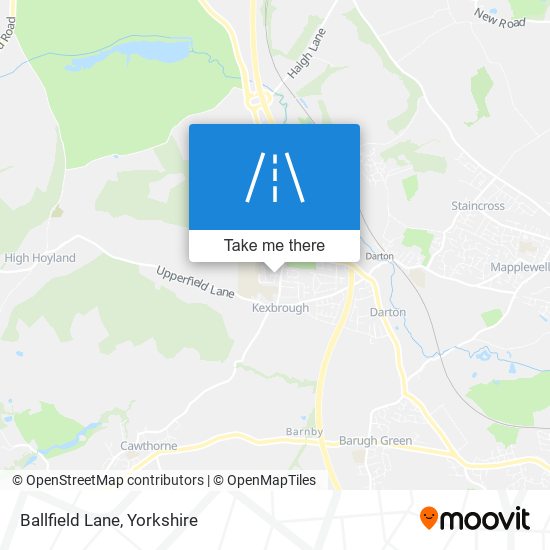 Ballfield Lane map