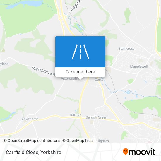 Carrfield Close map