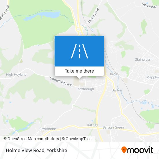 Holme View Road map